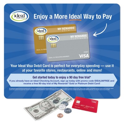 Vynex® Barely There™ Ultra Thin Counter Mat-9"x11"x.020"