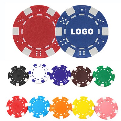Casino ABS Poker Chips with 6 Stripes